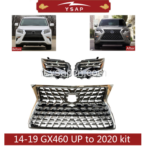 2014-2019 Lexus GX460 mise à niveau vers 2020 kit de carrosserie